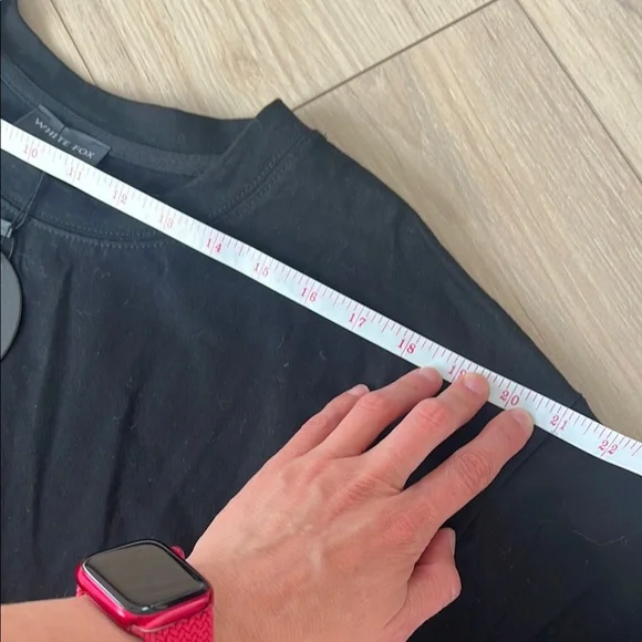 White Fox Boutique Black Long Sleeve Tee - Picture 5 of 7